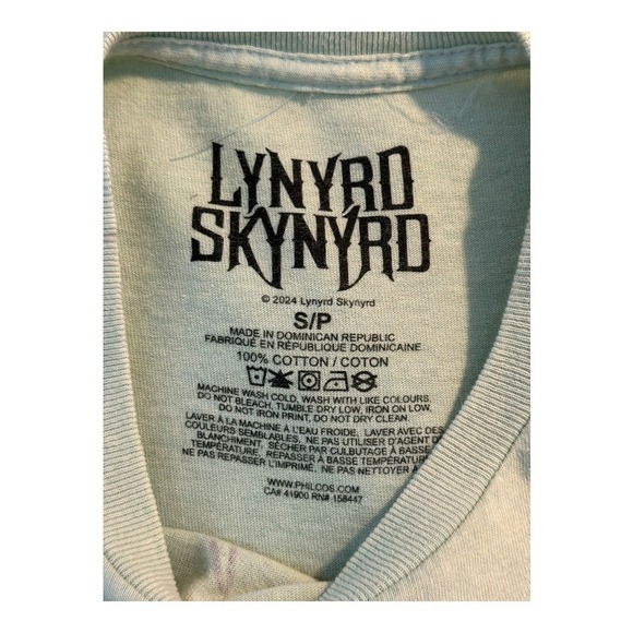 Lynyrd Skynyrd Free Bird Graphic Tee Band T-Shirt Short Sleeve Size Small - Picture 4 of 5